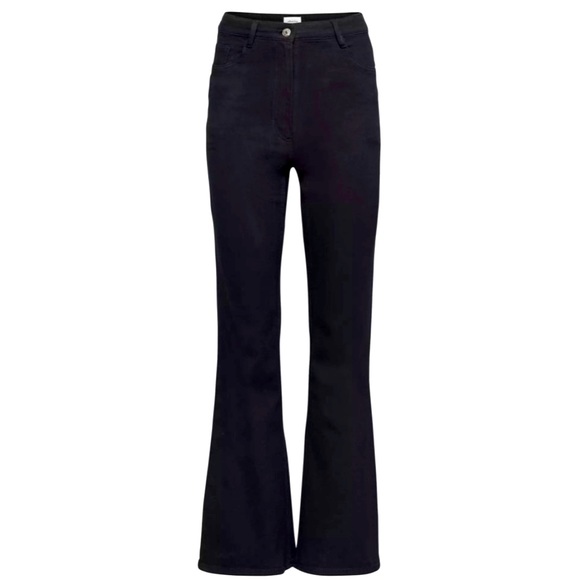 Slightly Used Wilfred Free High Rise Wide Flared Leg Black Pants - Picture 1 of 2